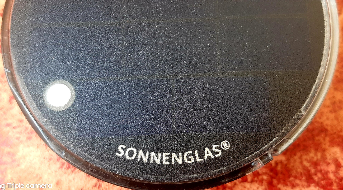 Tischlampe /Blumen-Tanz/ Leinwanddruck auf Glas mit LED Birne warmweiß oder auch als Solarlampe