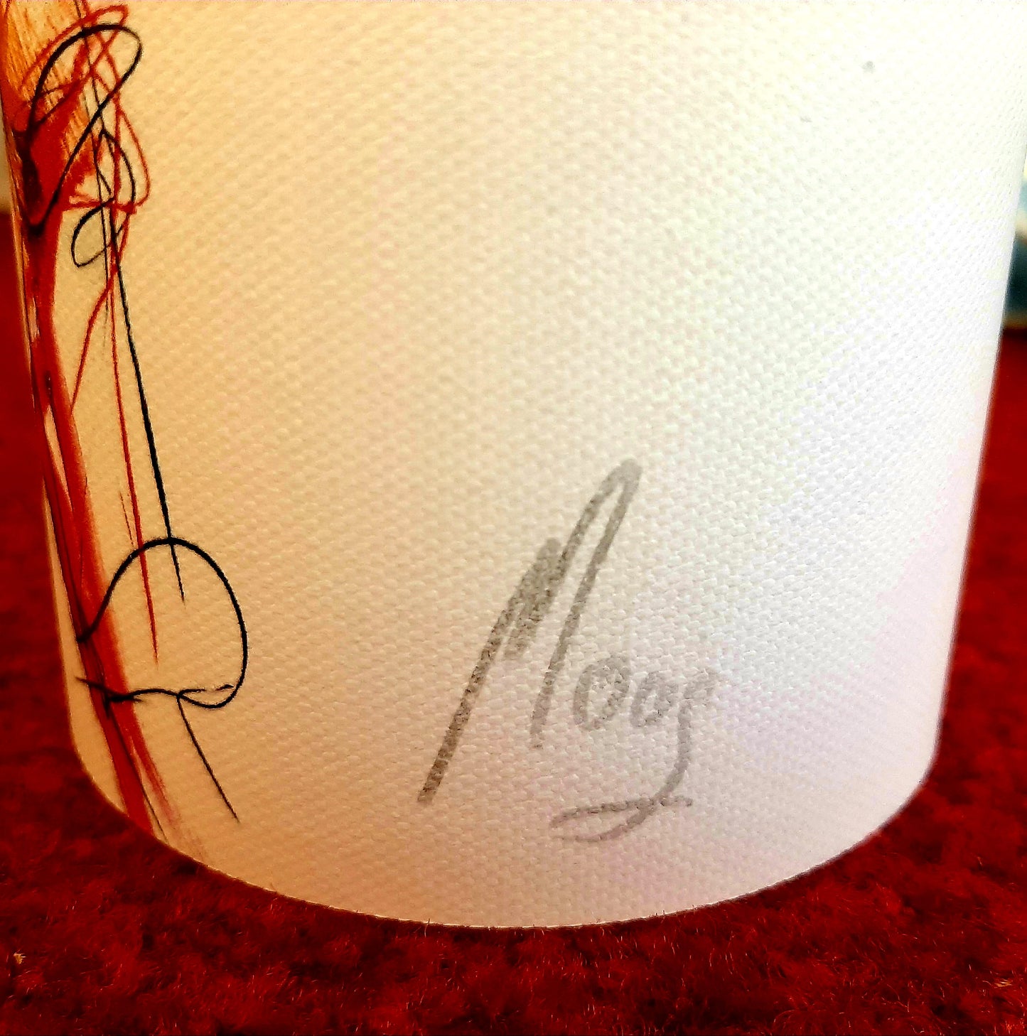 Handsignierte Unikate Leinwanddruck auf Glas