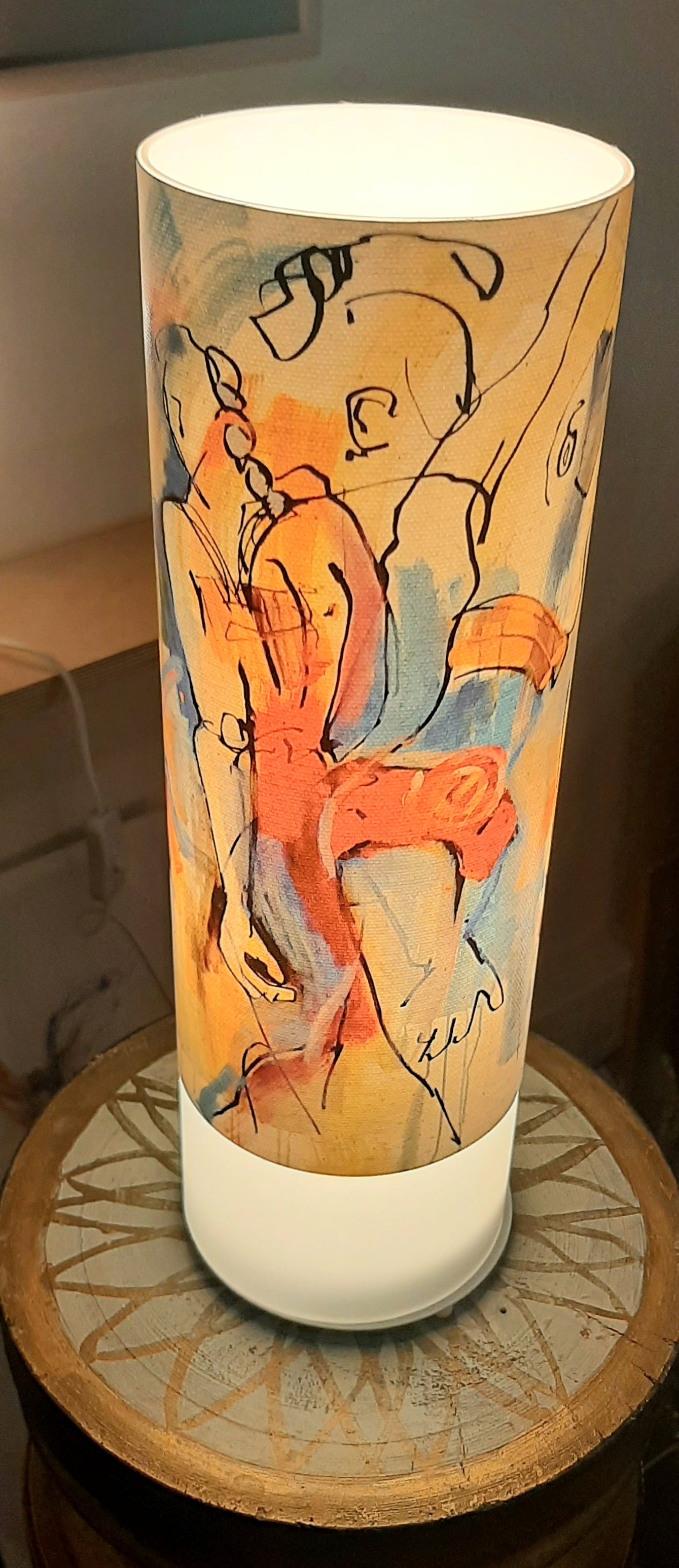 Tischlampe / Das volle Leben