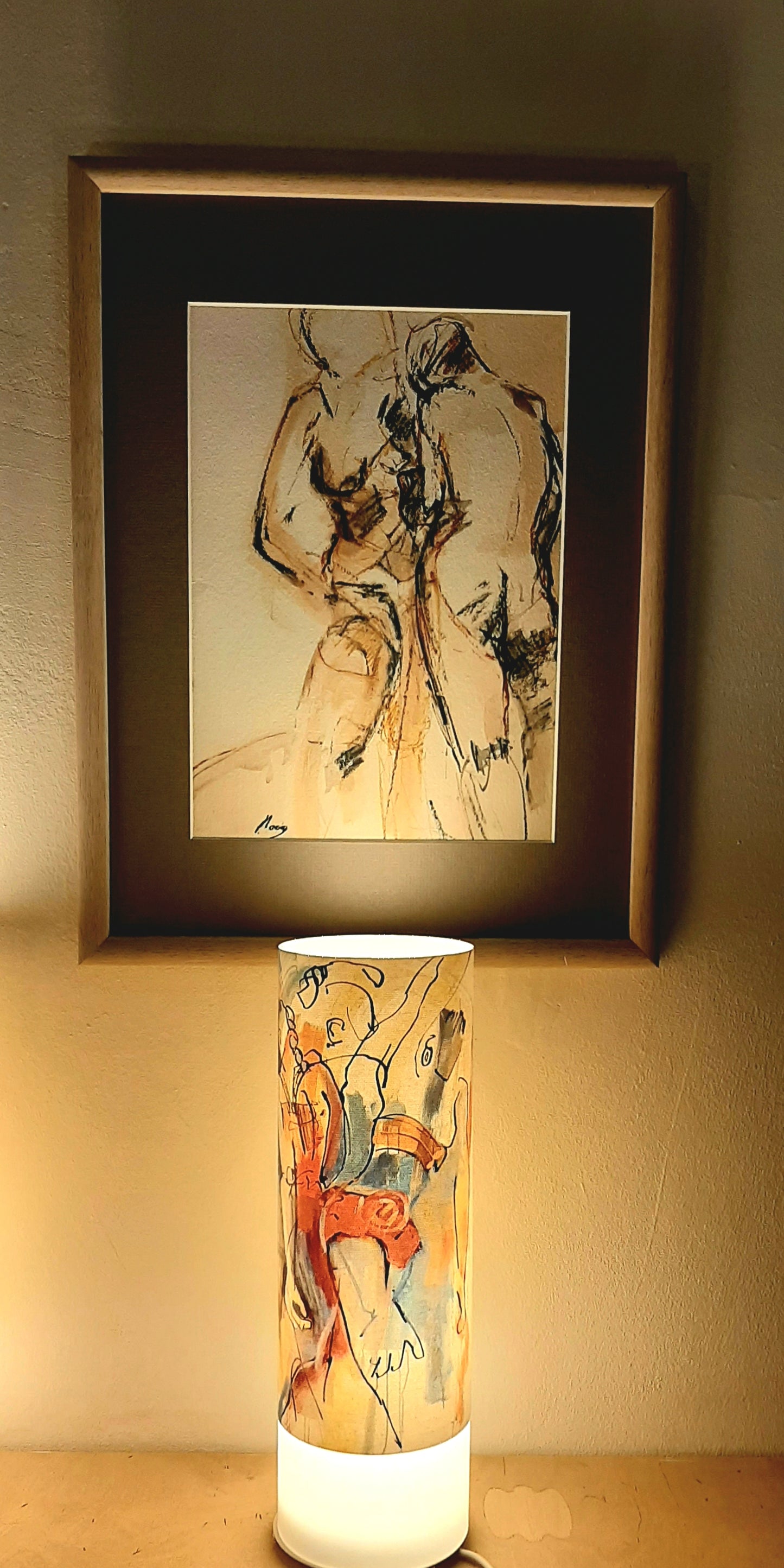 Tischlampe / Das volle Leben