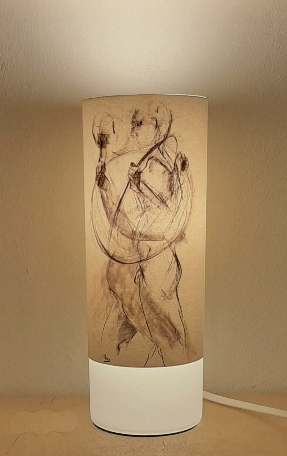 Tischlampe/ Tango/ Paartanz auch als Solarlampe erhältlich