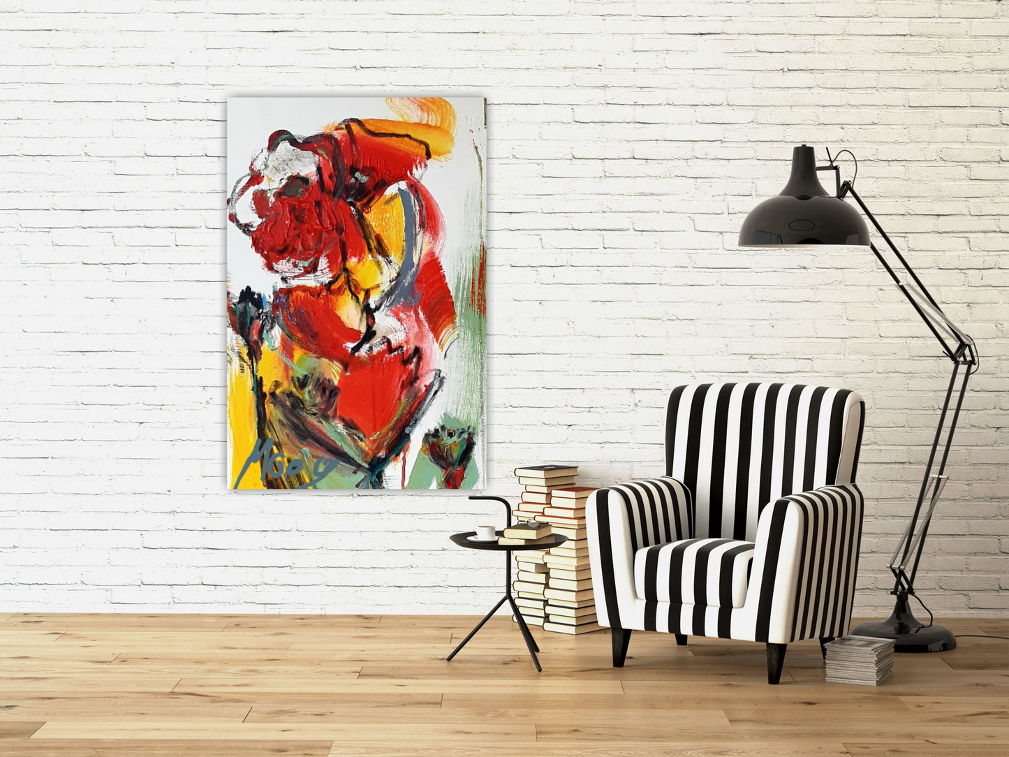 Roter Mohn/ Frühlings Energie für Ihre Wohnung