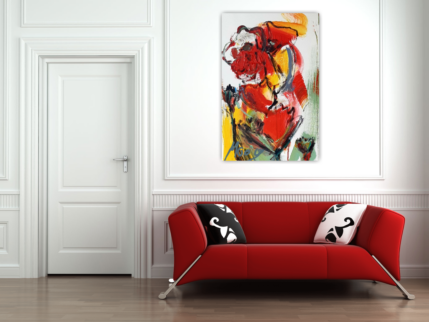Roter Mohn/ Frühlings Energie für Ihre Wohnung