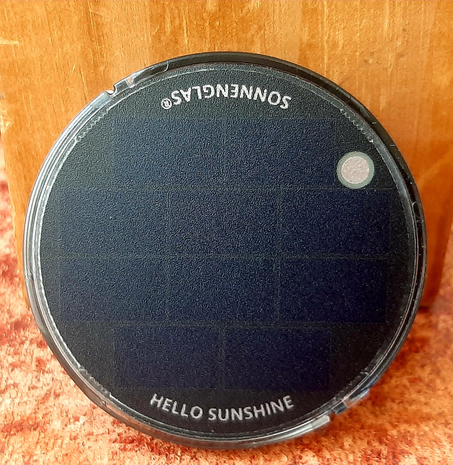 Tischlampe auch mit Solarmodul/ Handsigniertes Unikat "Einfach Sein" auch als Solarlampe